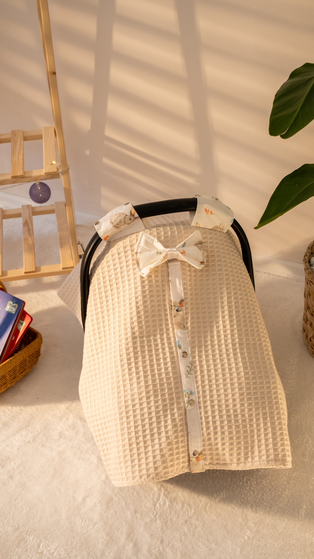 Bunny Sleepy Puset Örtüsü ve Minder