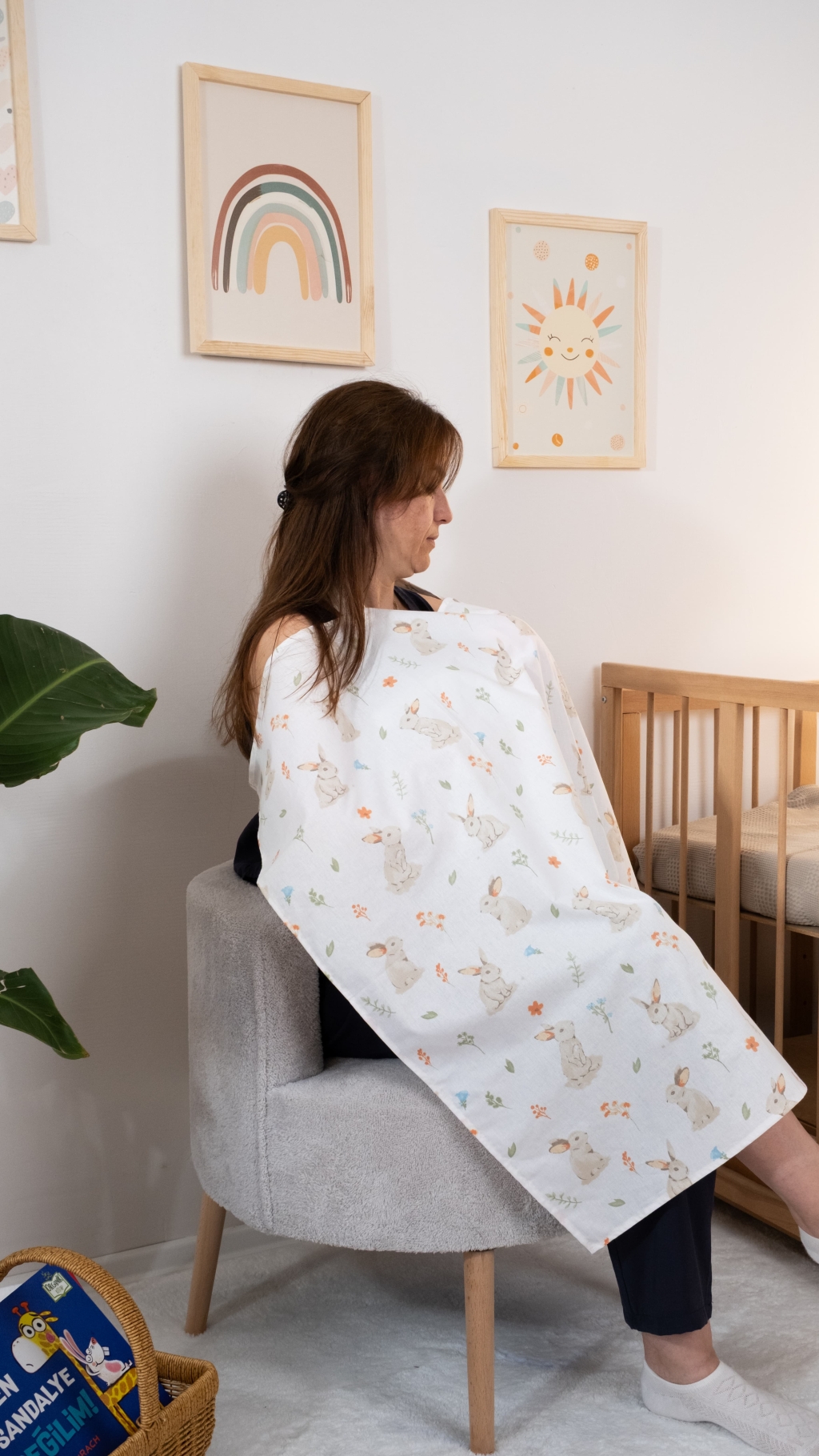 BunnySleepy Emzirme Örtüsü