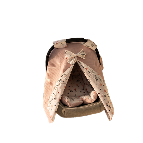 Pink Meadow Puset Örtüsü ve Minder